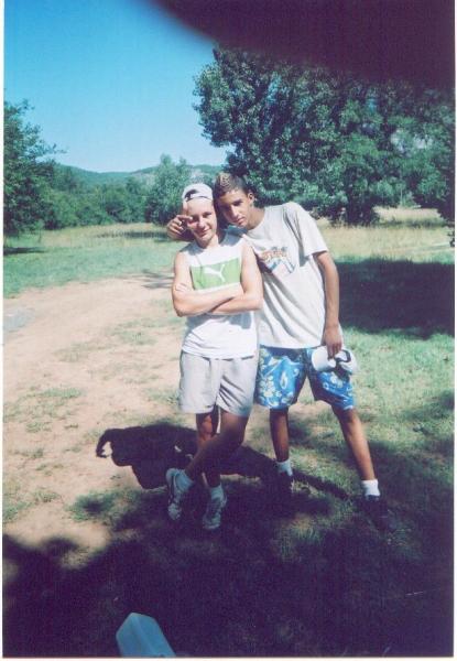 tufik et antoine en colo